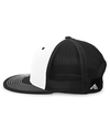 D-Series Trucker Snapback BLACK/WHITE/BLACK lside