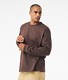 Unisex Heavyweight Long Sleeve COCOA Side