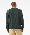 Unisex Heavyweight Long Sleeve HUNTER GREEN Back