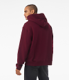 Heavyweight Pullover Hood MAROON Back