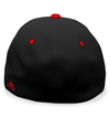 M2 Performance Flexfit BLACK/RED Back