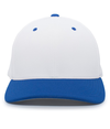 M2 Performance Flexfit WHITE/ROYAL Front