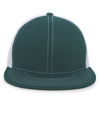 D-Series Trucker Snapback DARK GREEN/WHITE/DARK GREEN Front
