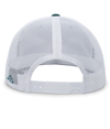 D-Series Trucker Snapback DARK GREEN/WHITE/DARK GREEN Back