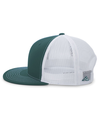D-Series Trucker Snapback DARK GREEN/WHITE/DARK GREEN lside