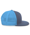 D-Series Trucker Snapback GRAPHITE/NEON BLUE/GRAPHITE rside