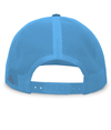 D-Series Trucker Snapback GRAPHITE/NEON BLUE/GRAPHITE Back