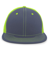 D-Series Trucker Snapback GRAPHITE/NEON GREEN/GRAPHITE Front