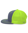 D-Series Trucker Snapback GRAPHITE/NEON GREEN/GRAPHITE lside