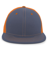 D-Series Trucker Snapback GRAPHITE/NEON ORANGE/GRAPHITE Front