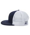 D-Series Trucker Snapback NAVY/WHITE/NAVY lside