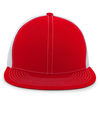 D-Series Trucker Snapback RED/WHITE/RED Front