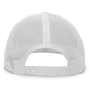 D-Series Trucker Snapback SILVER Back