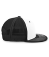 D-Series Trucker Snapback WHITE/BLACK/BLACK rside