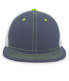 D-Series Trucker Snapback GRAPHITE/WHITE/NEON GREEN Front