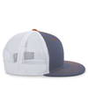 D-Series Trucker Snapback GRAPHITE/WHITE/NEON ORANGE rside