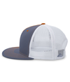 D-Series Trucker Snapback GRAPHITE/WHITE/NEON ORANGE lside