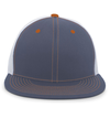 D-Series Trucker Snapback GRAPHITE/WHITE/NEON ORANGE Front