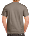 Heavy Cotton Adult T-Shirt BROWN SAVANA Back