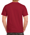 Heavy Cotton Adult T-Shirt CARDINAL RED Back