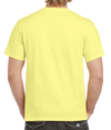 Heavy Cotton Adult T-Shirt CORNSILK Back