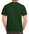 Heavy Cotton Adult T-Shirt FOREST GREEN Back