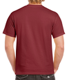 Heavy Cotton Adult T-Shirt GARNET Back