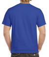 Heavy Cotton Adult T-Shirt NEON BLUE (50C/50P) Back