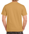 Heavy Cotton Adult T-Shirt OLD GOLD Back