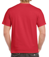 Heavy Cotton Adult T-Shirt RED Back