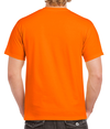 Heavy Cotton Adult T-Shirt S ORANGE (50C/50P) Back
