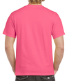 Heavy Cotton Adult T-Shirt SAFETY PINK (50C/50P) Back