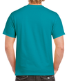Heavy Cotton Adult T-Shirt TROPICAL BLUE Back