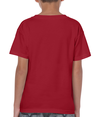 Heavy Cotton Youth T-Shirt CARDINAL RED Back