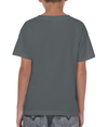 Heavy Cotton Youth T-Shirt CHARCOAL Back