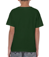 Heavy Cotton Youth T-Shirt FOREST GREEN Back