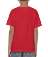 Heavy Cotton Youth T-Shirt RED Back