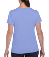 Heavy Cotton Womens T-Shirt CAROLINA BLUE Back