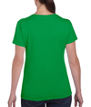 Heavy Cotton Womens T-Shirt IRISH GREEN Back