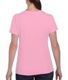 Heavy Cotton Womens T-Shirt LIGHT PINK Back