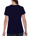 Heavy Cotton Womens T-Shirt NAVY Back