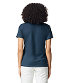 Heavy Cotton Womens T-Shirt BLUE DUSK BACK