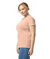 Heavy Cotton Womens T-Shirt DUSTY ROSE SIDE