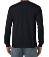 Heavy Cotton Long Sleeve Tee BLACK Back