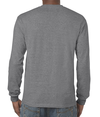 Heavy Cotton Long Sleeve Tee GRAPHITE HEATHER (50C/50P) Back