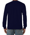 Heavy Cotton Long Sleeve Tee NAVY Back