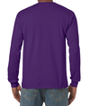 Heavy Cotton Long Sleeve Tee PURPLE Back
