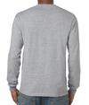 Heavy Cotton Long Sleeve Tee SPORT GREY (90C/10P) Back