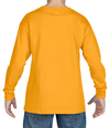Heavy Cotton Youth Long Sleeve GOLD Back
