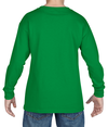 Heavy Cotton Youth Long Sleeve IRISH GREEN Back